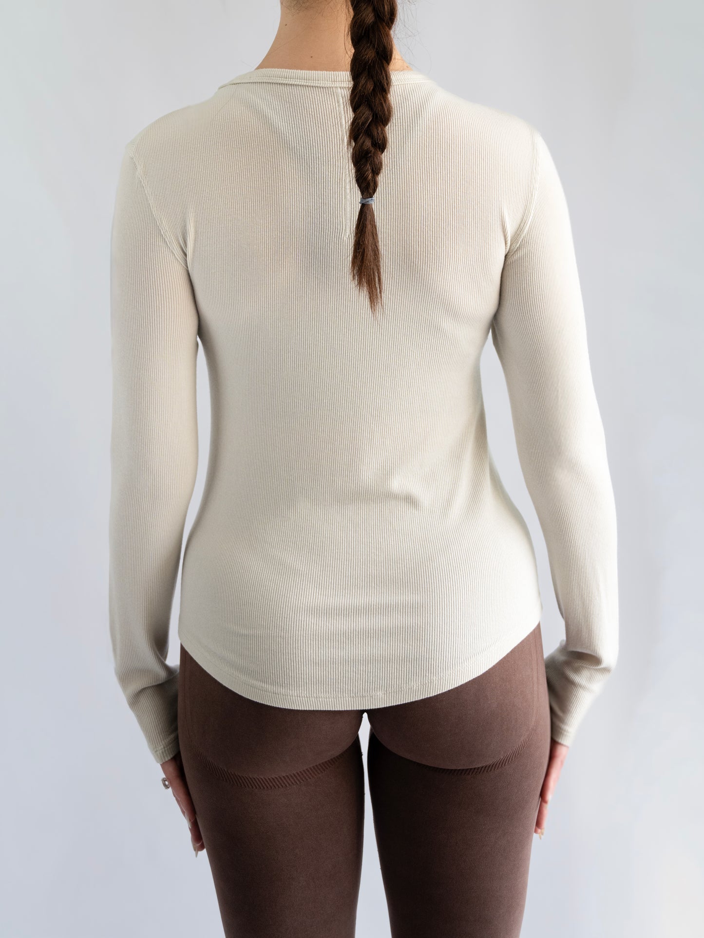Ribbed Long Sleeve Tee