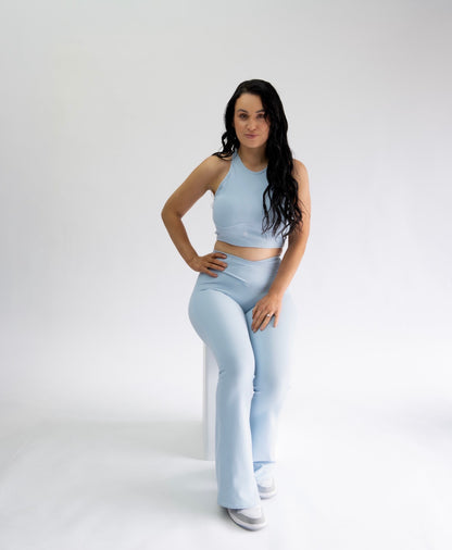 Sunset Ribbed Crop Top
