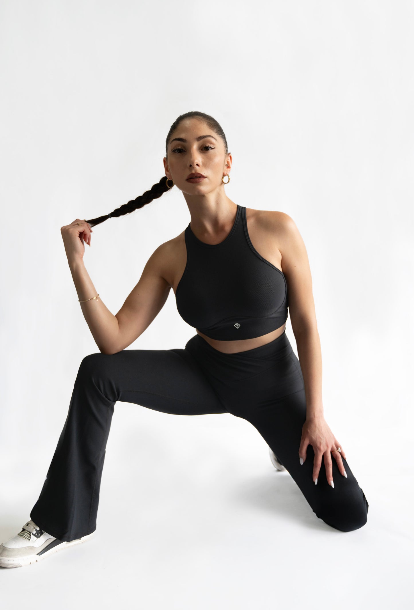 Sunset Ribbed Flared Leggings