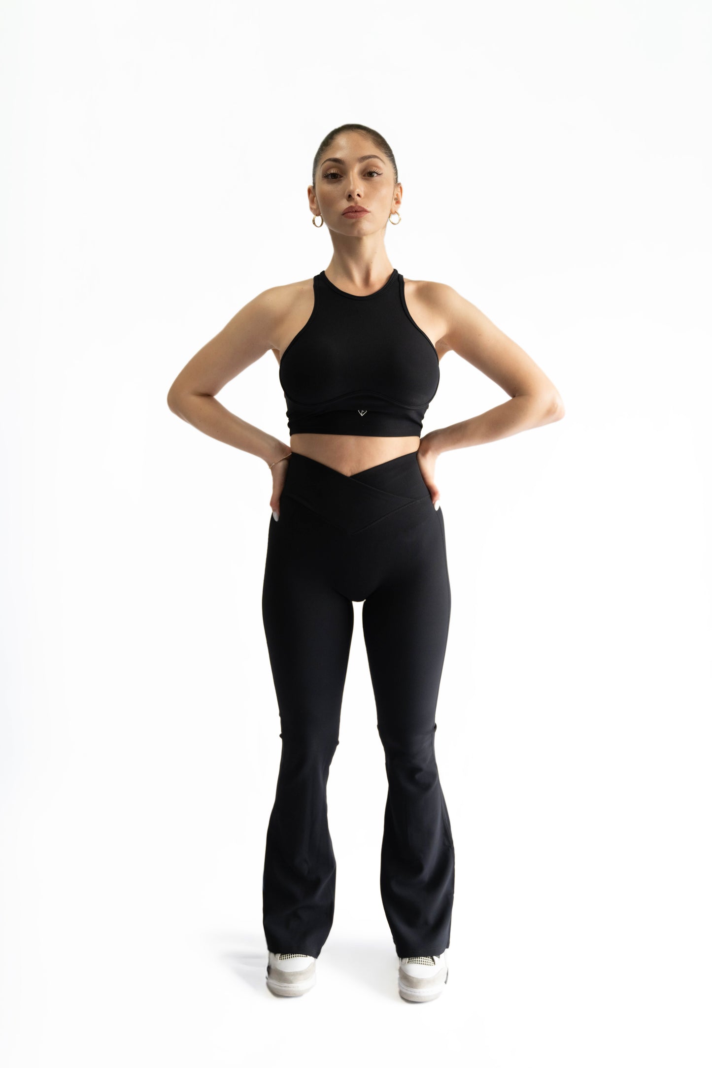 Sunset Ribbed Flared Leggings