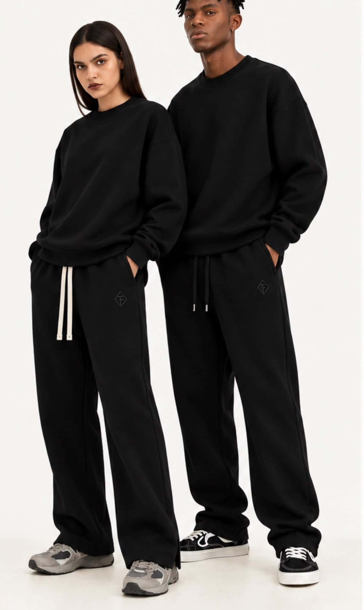 Femme Straight Leg Track Pants